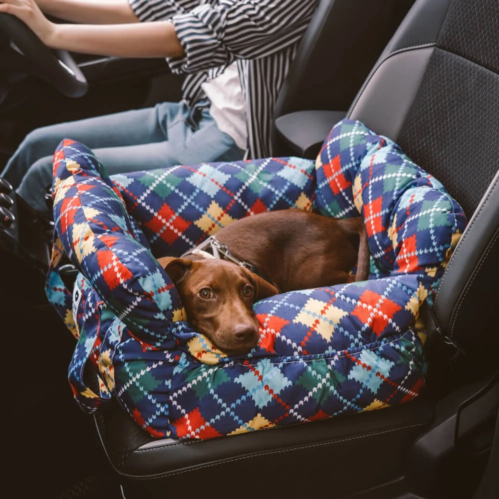 Dog Booster Seat Padded Adjustable Straps & Tether