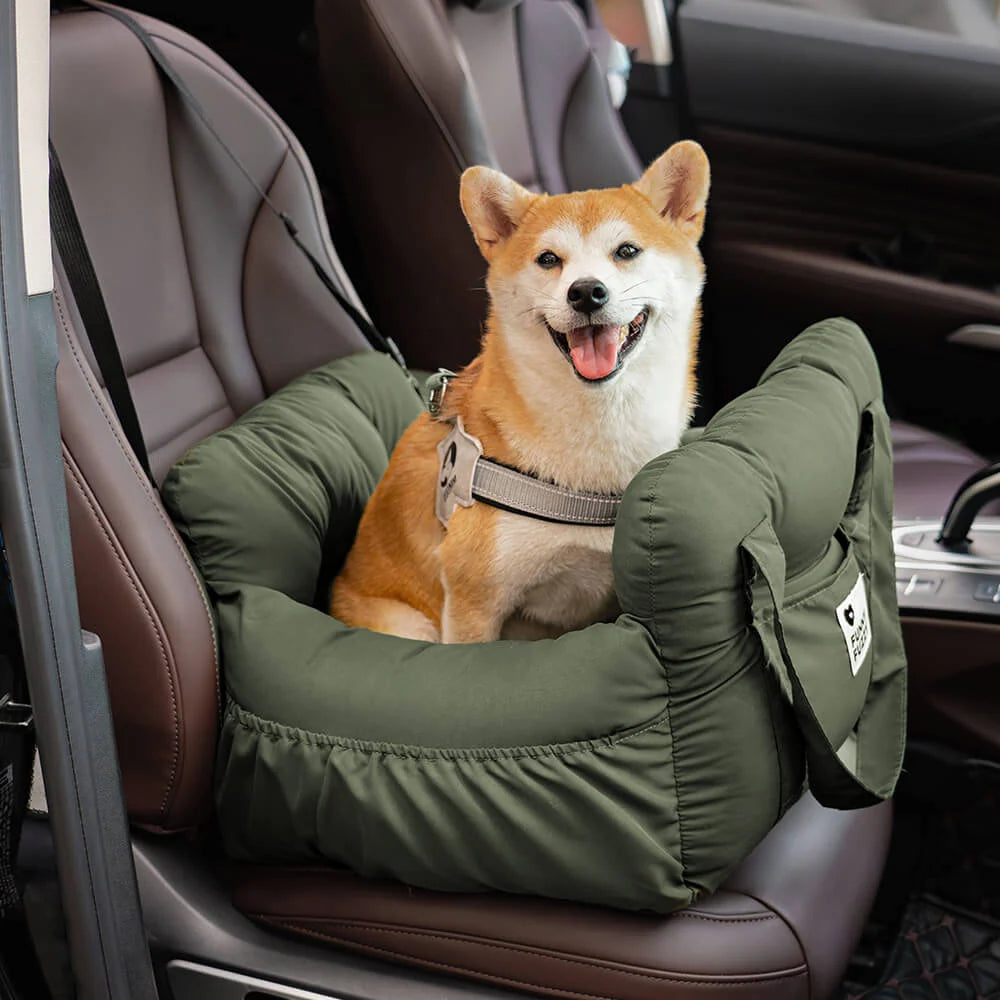 Dog Booster Seat Padded Adjustable Straps & Tether