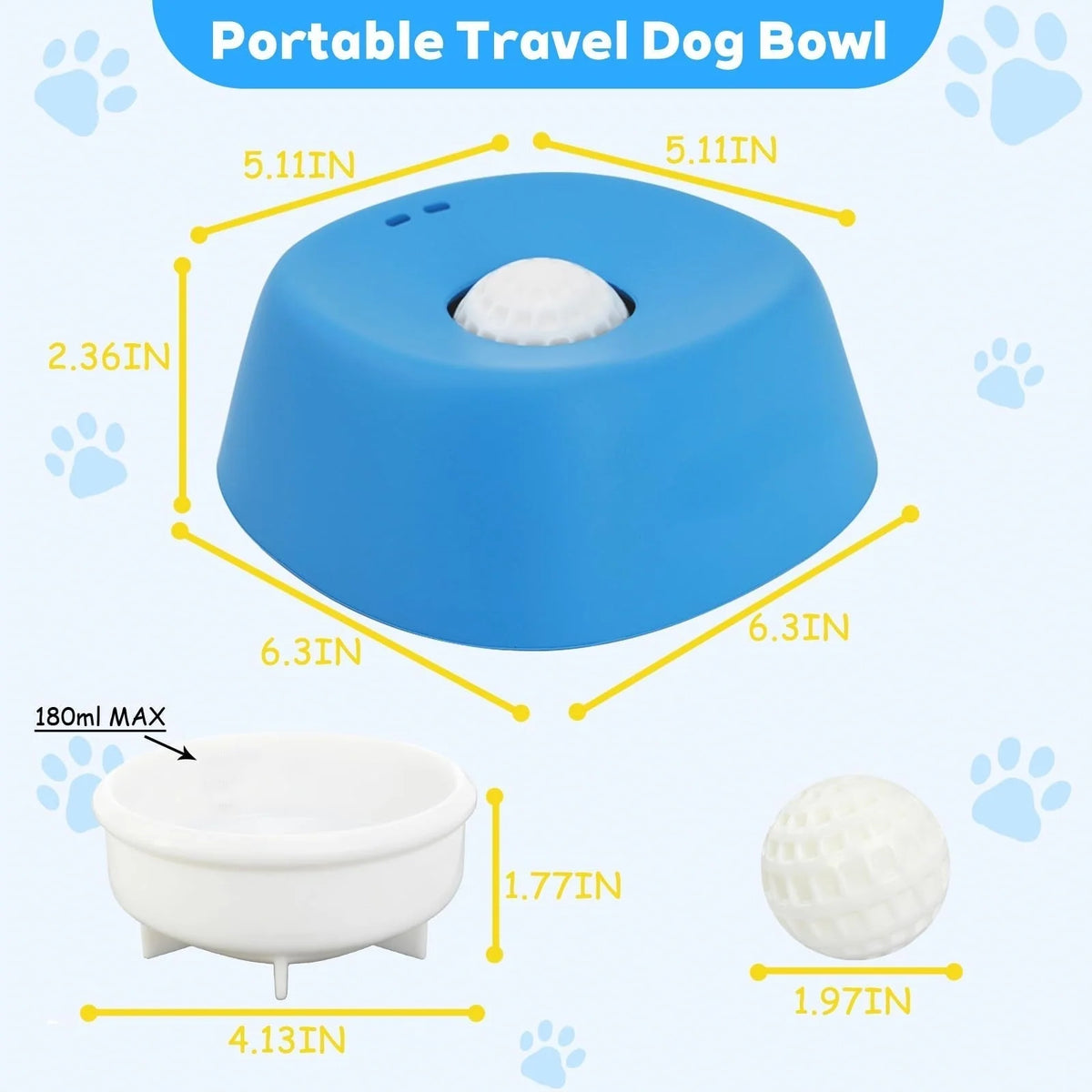 Dog Bowl Slow Feeder Maze Design for Mealtime Enrichment