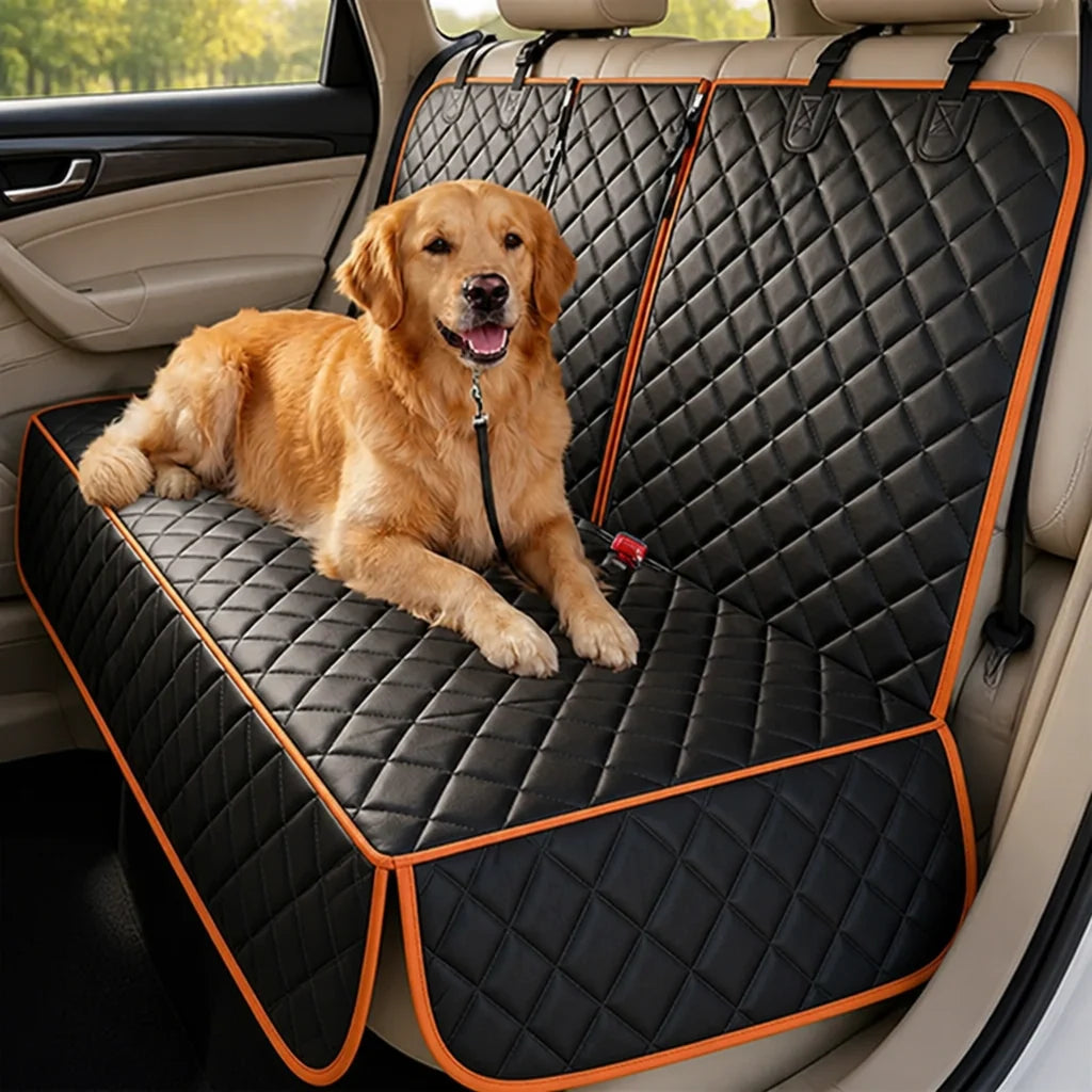Dog Car Seat Cover Waterproof Full Coverage Dirt-Resistant