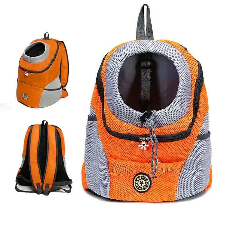 Dog Carrier Backpack Mesh Ventilation Interior Safety Hook