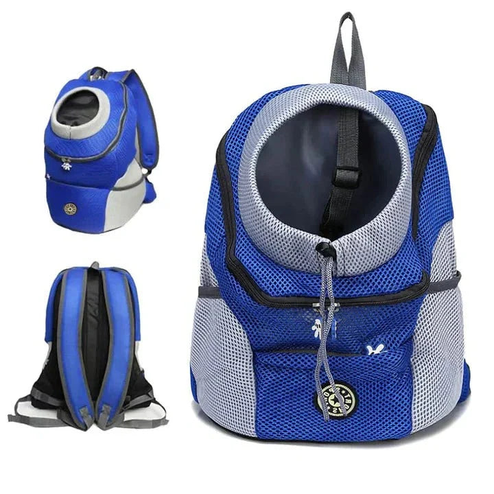 Dog Carrier Backpack Mesh Ventilation Interior Safety Hook