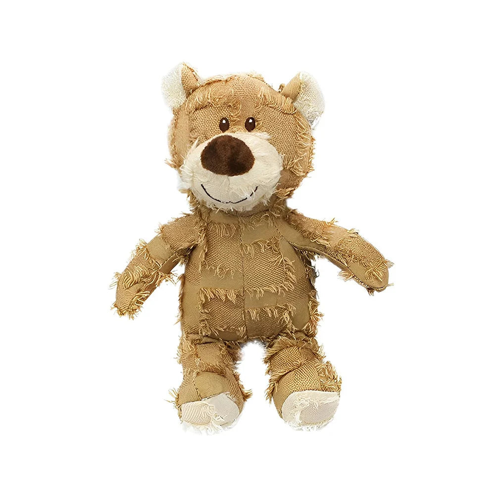 Dog Chew Toy Chew-Resistant Cotton Plush & Squeaker