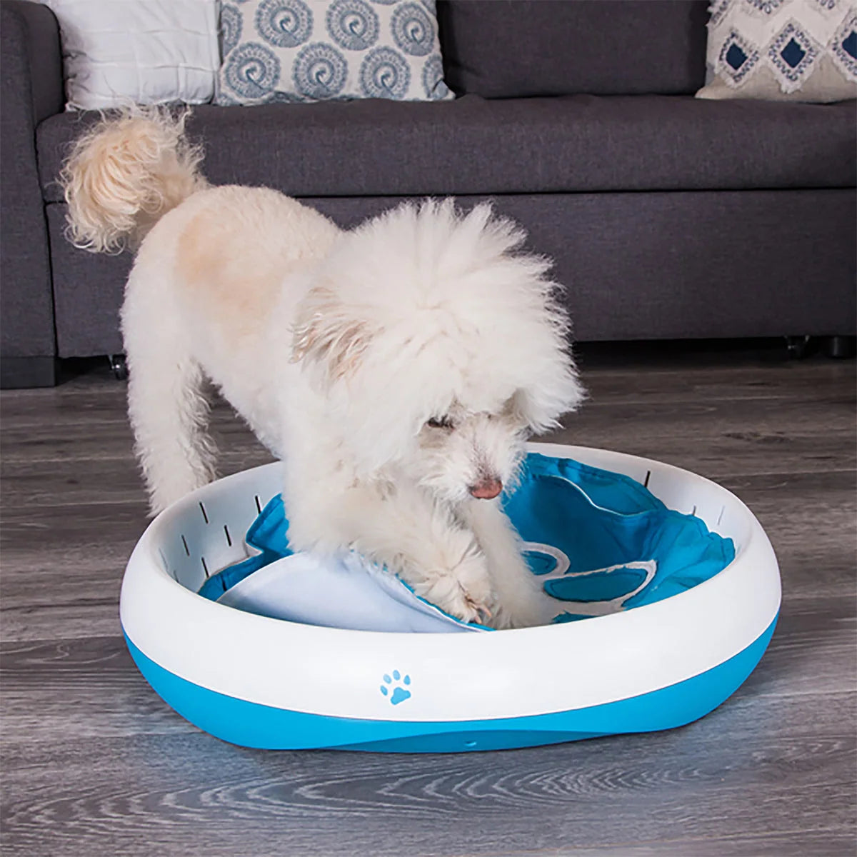 Dog Digging Toy Machine-Washable Flaps Durable Plastic Base