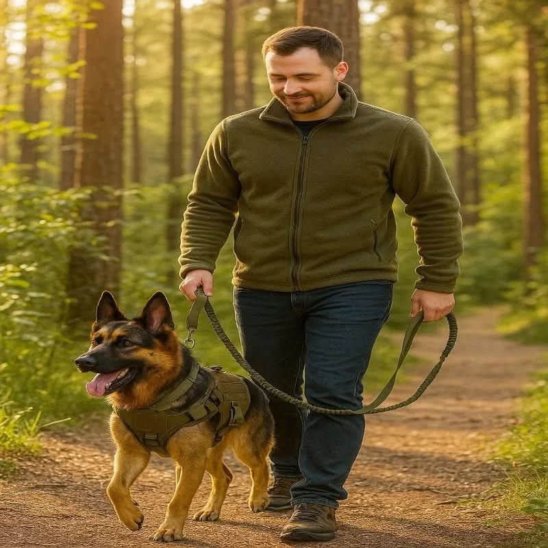 Dog Harness Adjustable Mesh Vest Reflective With Control Handle