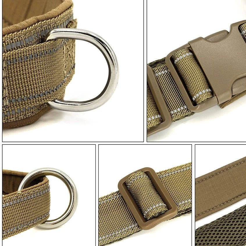 Dog Harness Adjustable No-Pull Reflective Straps Padded Handle