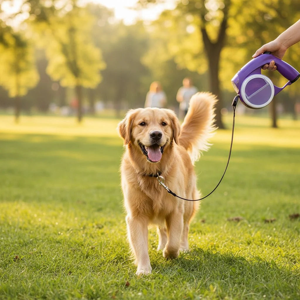 Dog Leash Adjustable Reflective Nylon Anti-Slip Grip