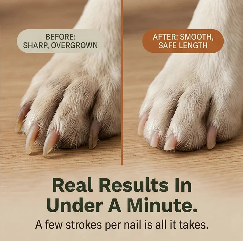 Dog Nail File Boards Quiet Manual Filing Set of 2