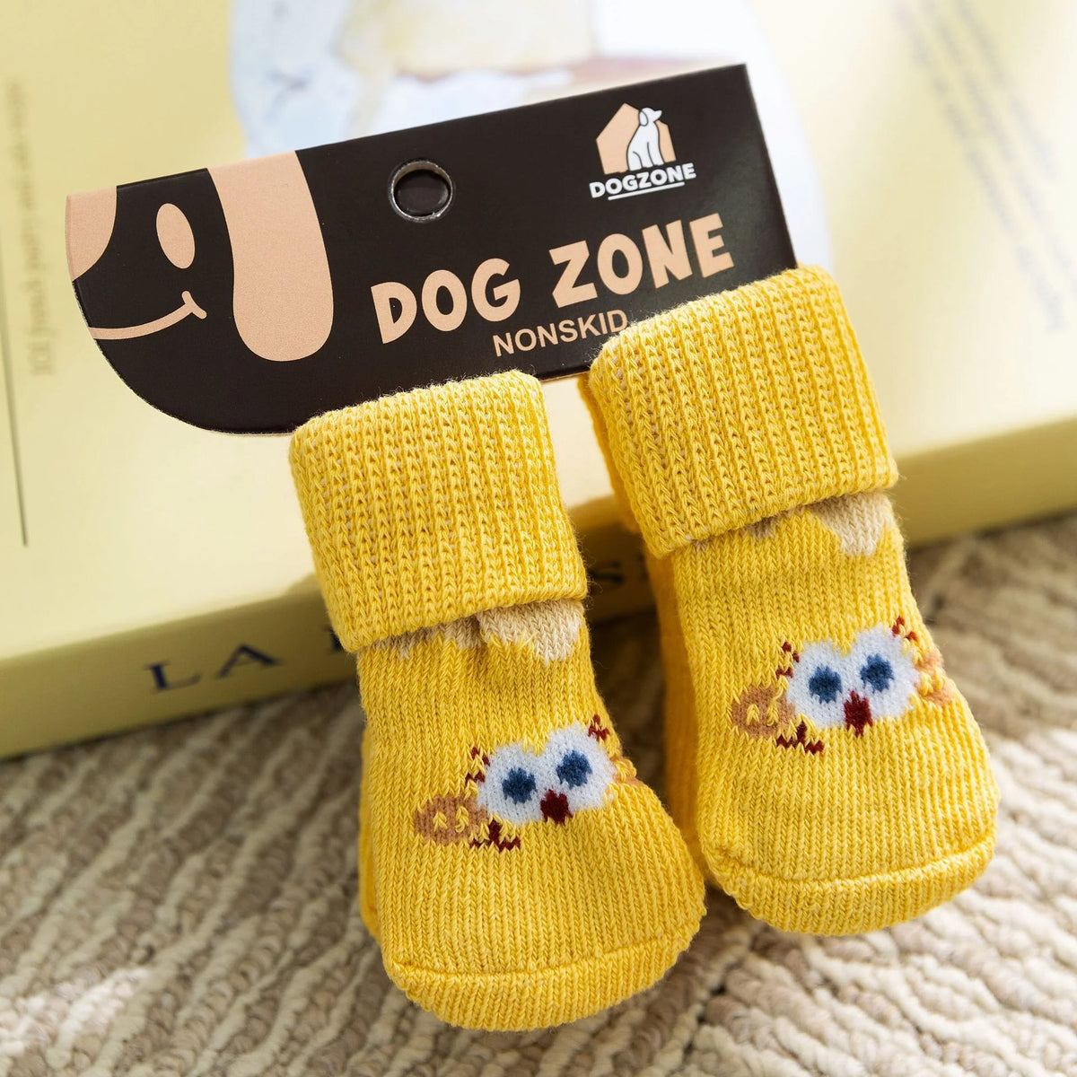 Dog Socks Non-Slip Cotton Set of 4