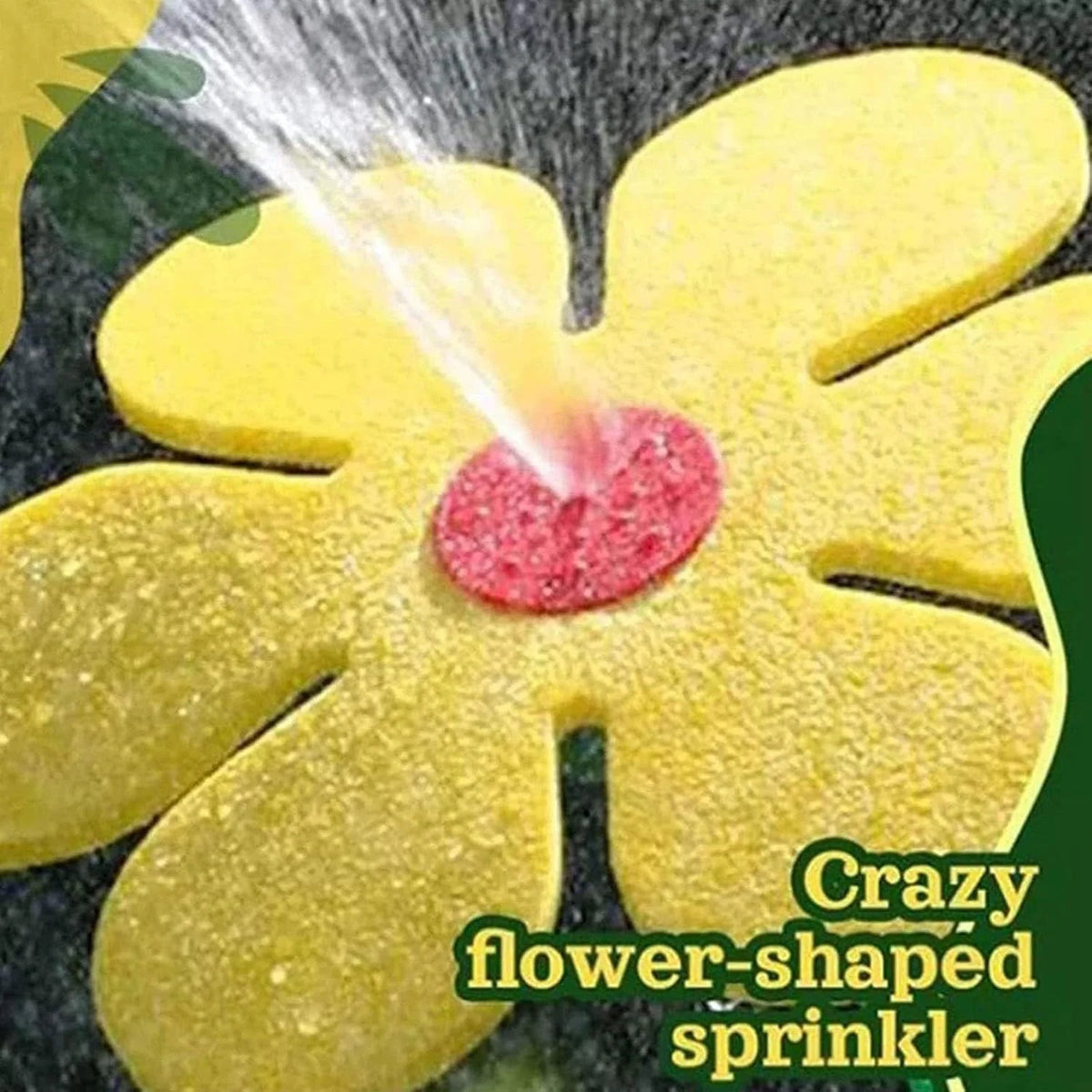 Dog Sprinkler Toy Spinning Flower Hose-Connected Splash Play