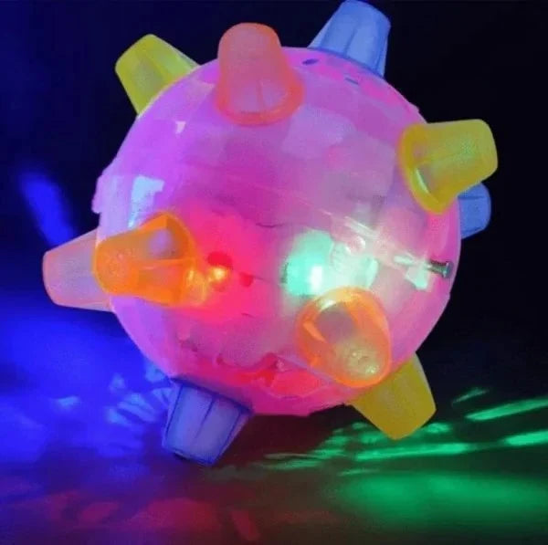Dog Toy Automatic Touch-Activated Jumping Ball