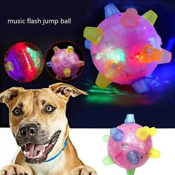Dog Toy Automatic Touch-Activated Jumping Ball
