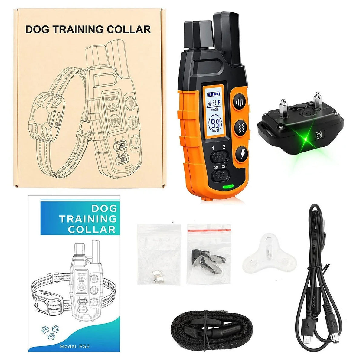 Dog Training Collar 3280 Ft Range Rechargeable & Waterproof
