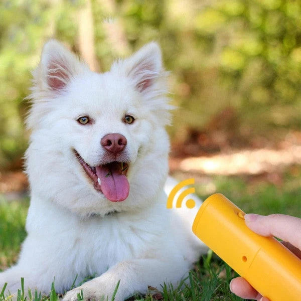 Dog Training Device Handheld Ultrasonic & LED Flashlight