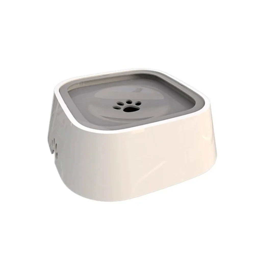 Dog Water Bowl Floating Disk & Non-Slip Base