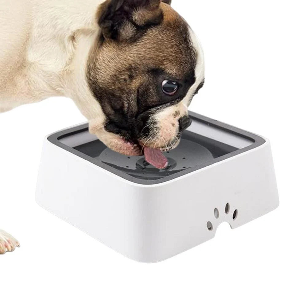 Dog Water Bowl Floating Disk & Non-Slip Base