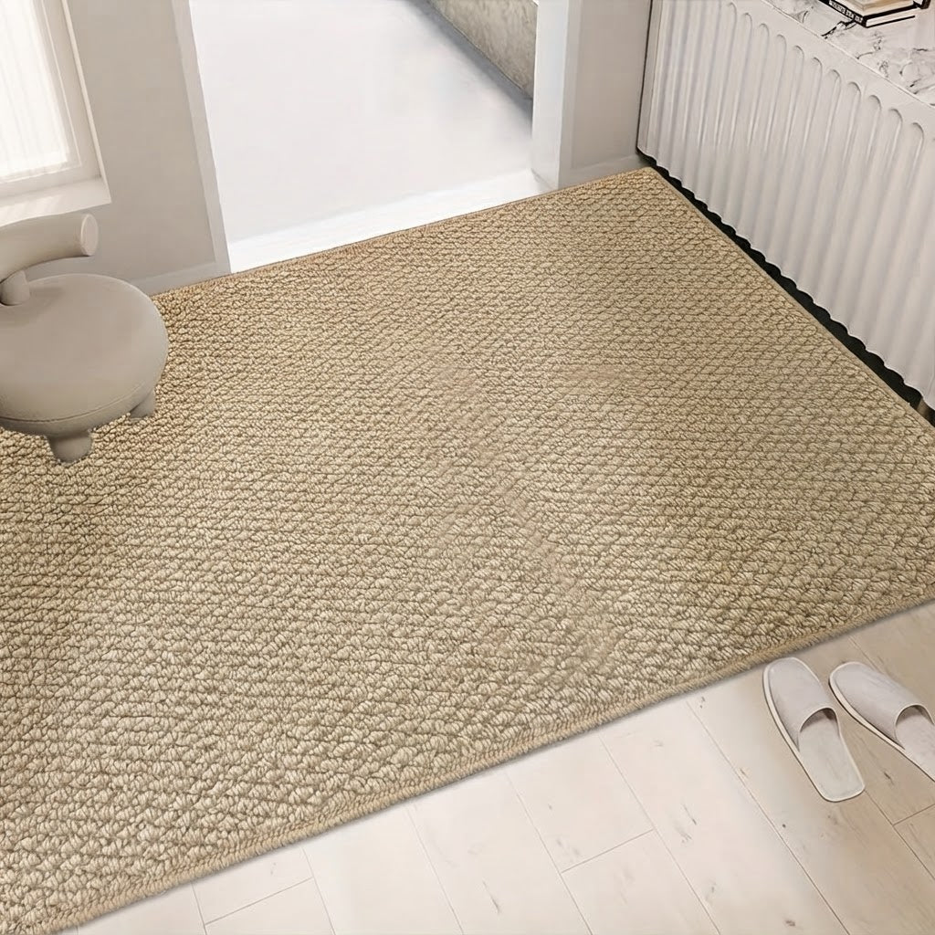 Door Mat Absorbent Woven Loop Pile Non-Slip Machine-Washable