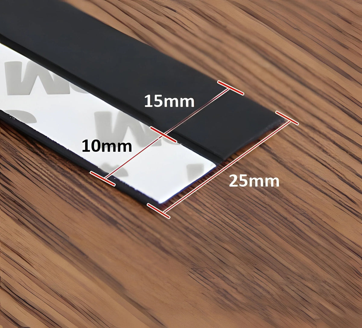 Door & Window Seal Strip Transparent Peel-And-Stick 16.4 Ft