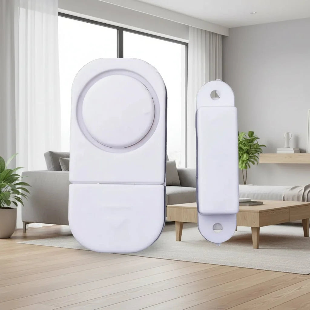 Door and Window Alarm 90 dB Battery-Powered Adhesive Installation