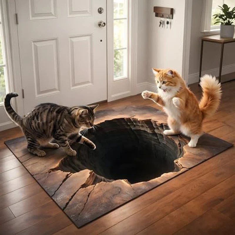 Doormat 3D Water Illusion Non-Slip Backing