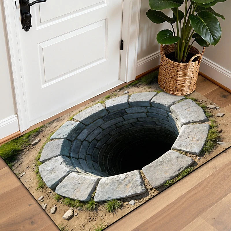 Doormat 3D Water Illusion Non-Slip Backing