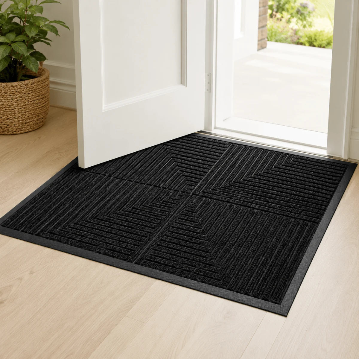Doormat Dirt-Trapping Texture Non-Slip Waterproof Backing