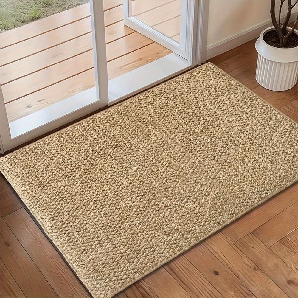 Doormat Jute-Look Dirt & Moisture Absorbing Non-Slip Polypropylene