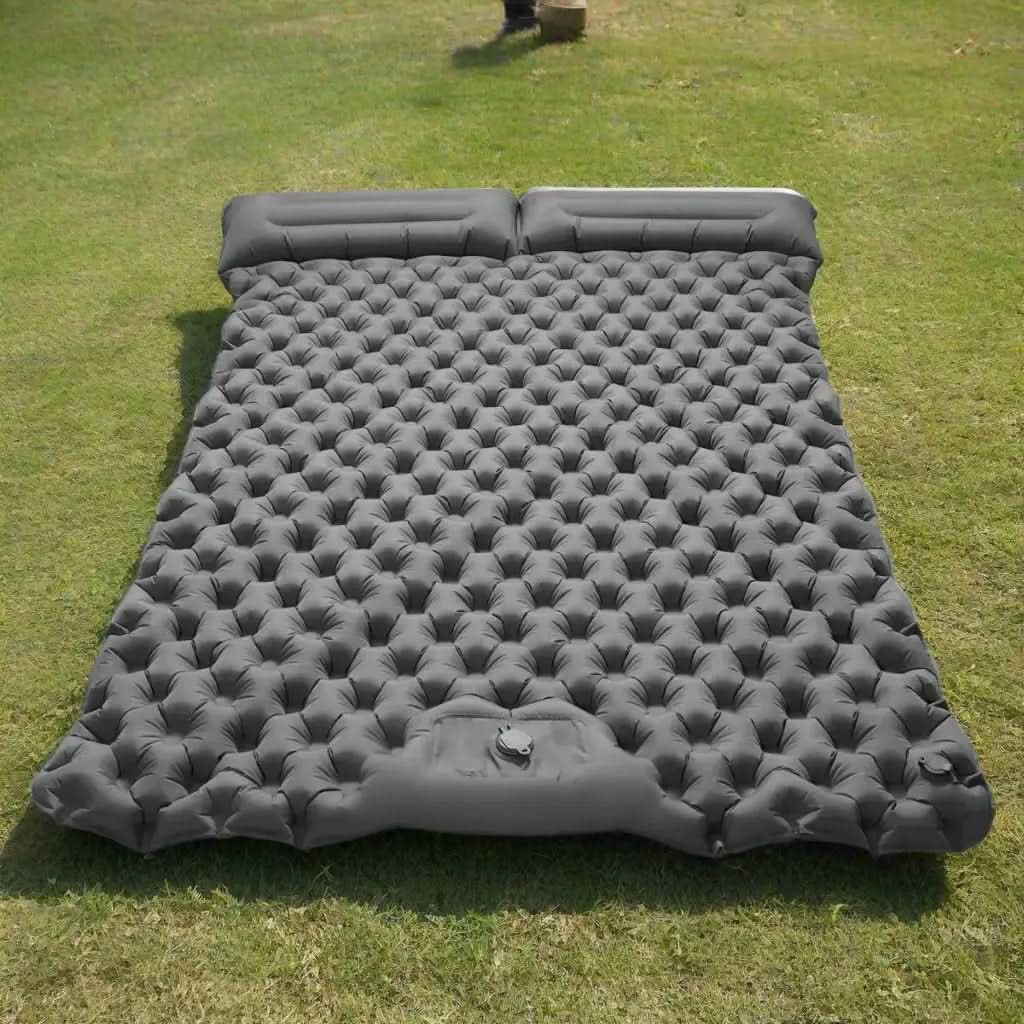 Double Camping Sleeping Pad Self-Inflating Lightweight Waterproof