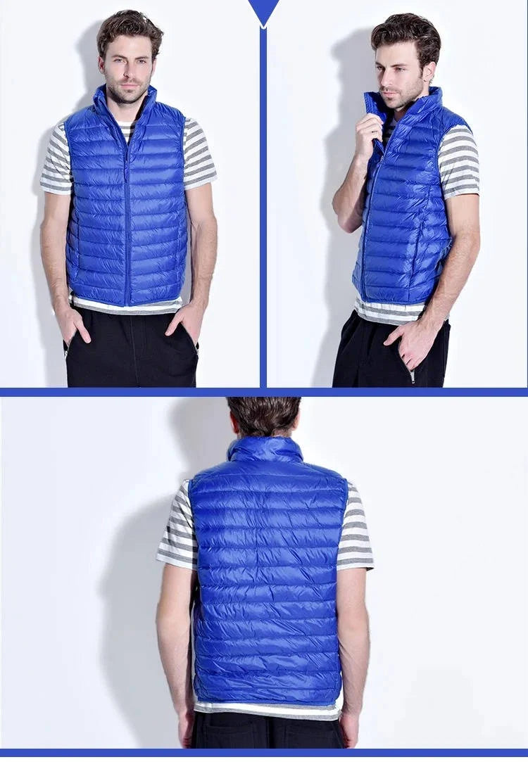 Down Vest Packable Water-Resistant