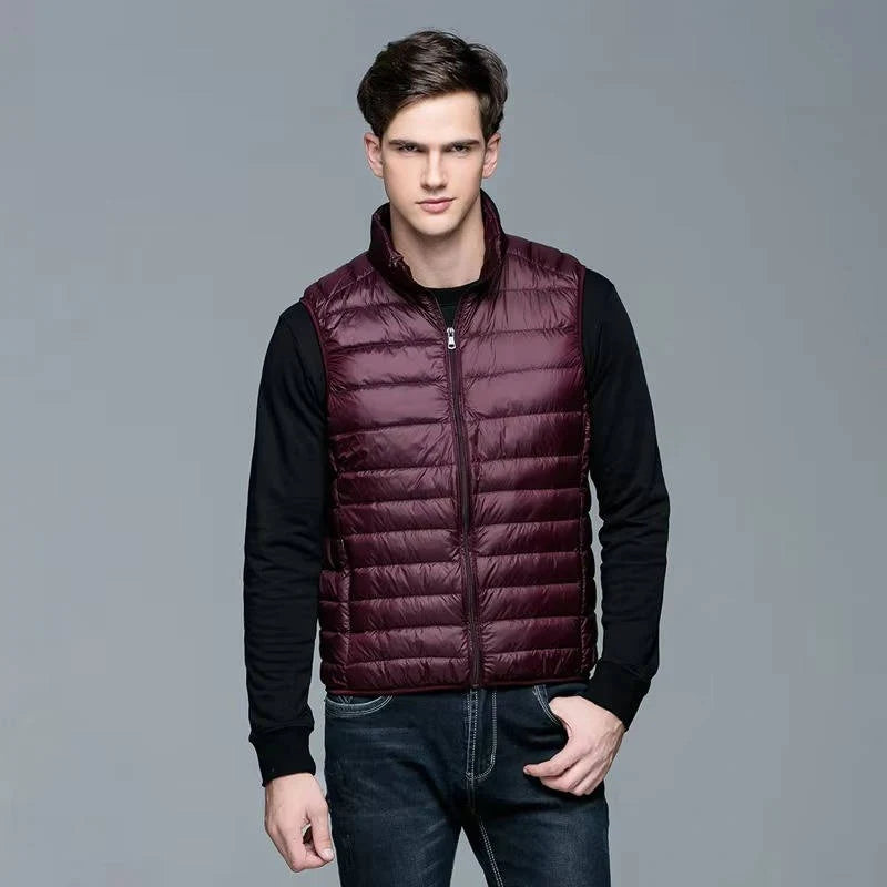 Down Vest Packable Water-Resistant
