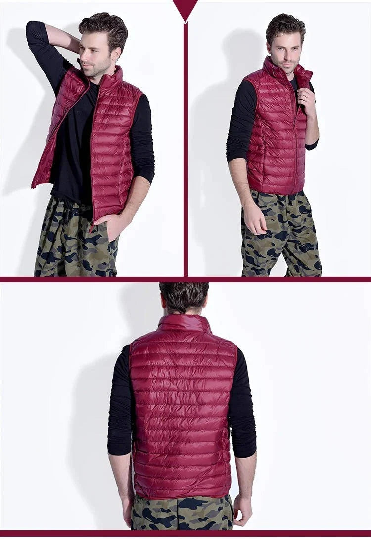 Down Vest Packable Water-Resistant