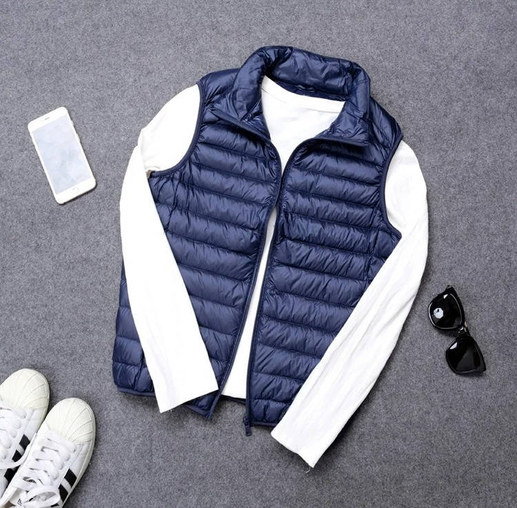 Down Vest Packable Water-Resistant