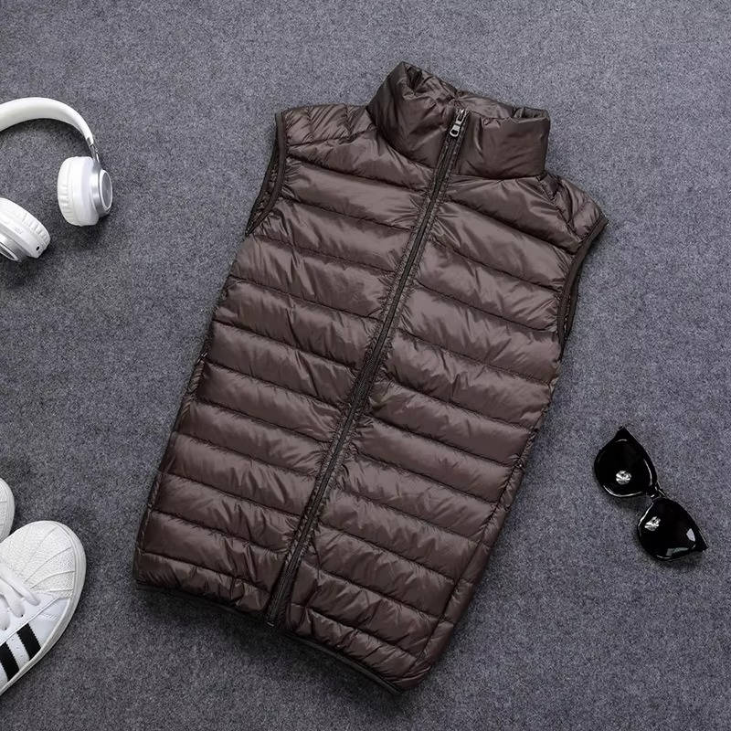 Down Vest Packable Water-Resistant