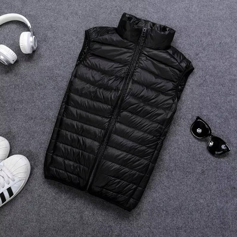 Down Vest Packable Water-Resistant