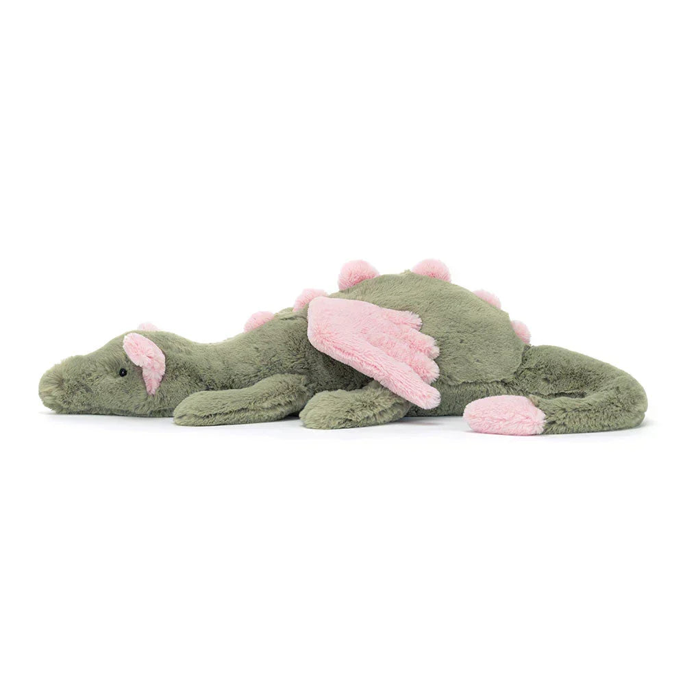 Dragon Plush Toy Soft Fabric Winged Design Hand-Washable