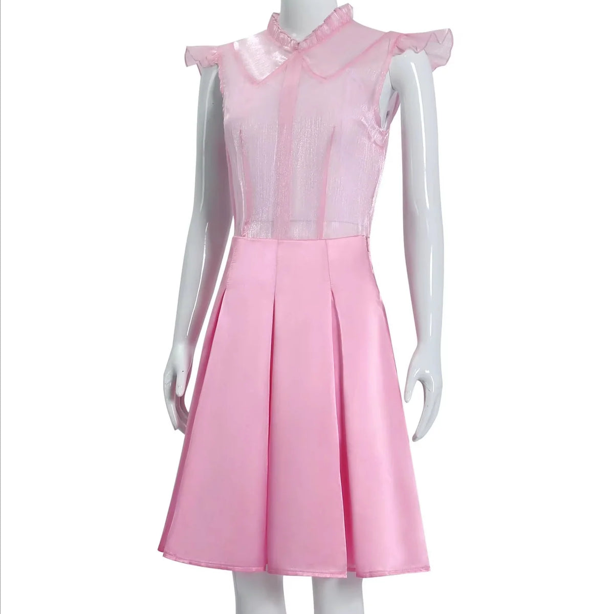 Dress Fitted Bodice & Layered Skirt Sparkling Accents