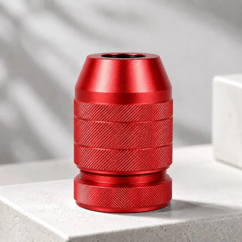 Drill Bit Depth Stop Collar Aluminum Nylon-Lined Tool-Free Adjustment