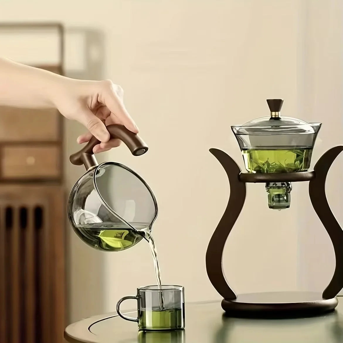 Drip Pot Magnetic Flow Control Built-In Infuser