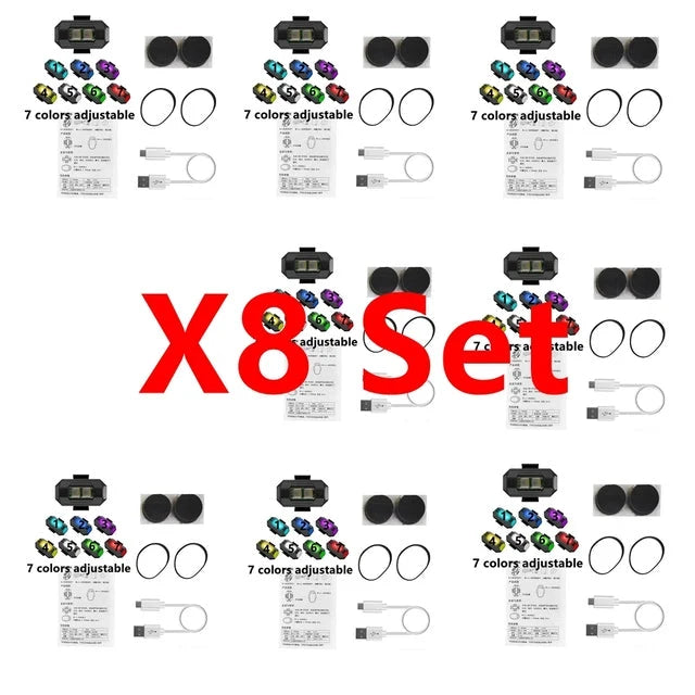 Drone Strobe Light Multicolor Flashing USB Rechargeable