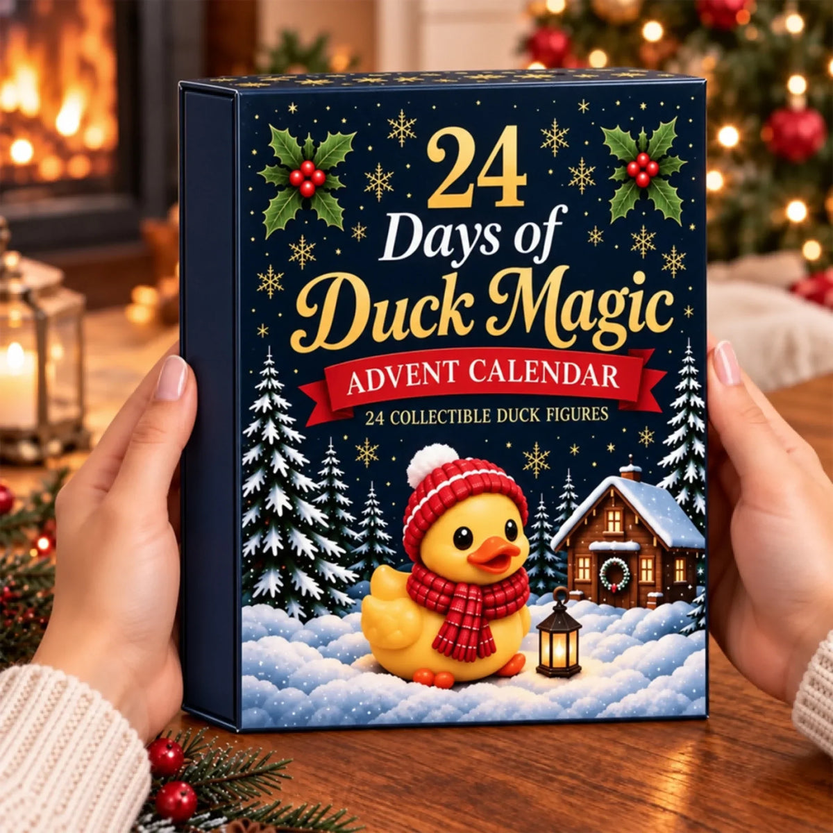Duck Advent Calendar 24 Festive Collectible Figures