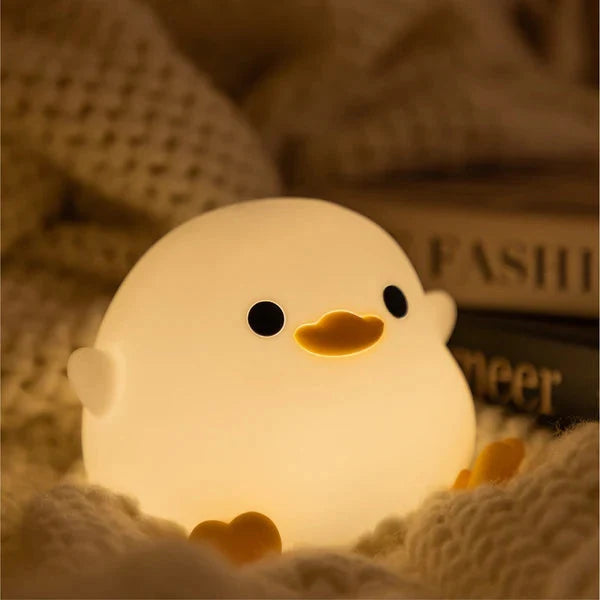 Duck Night Light USB Rechargeable Soft Touch Warm Glow