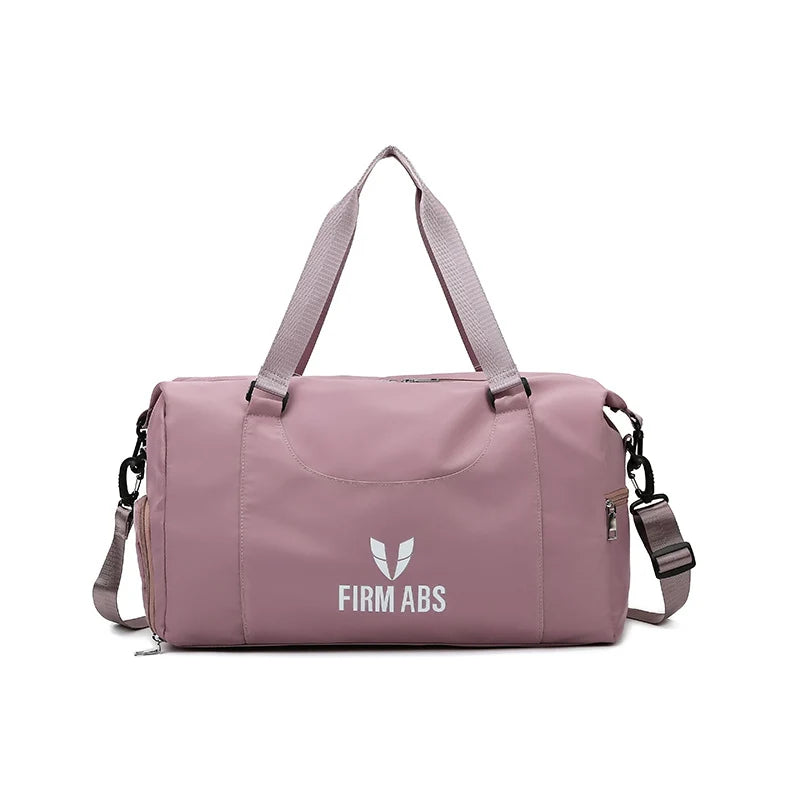 Duffel Bag Recycled Fabric Multiple Compartments Padded Strap