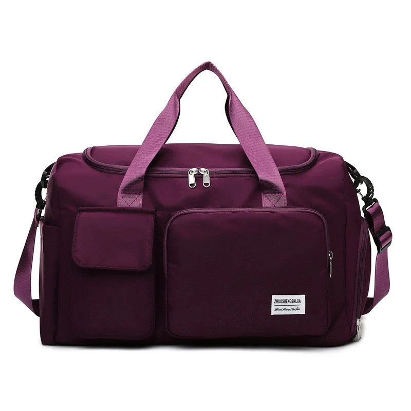 Duffel Bag Separate Shoe Compartment Water-Repellent Design