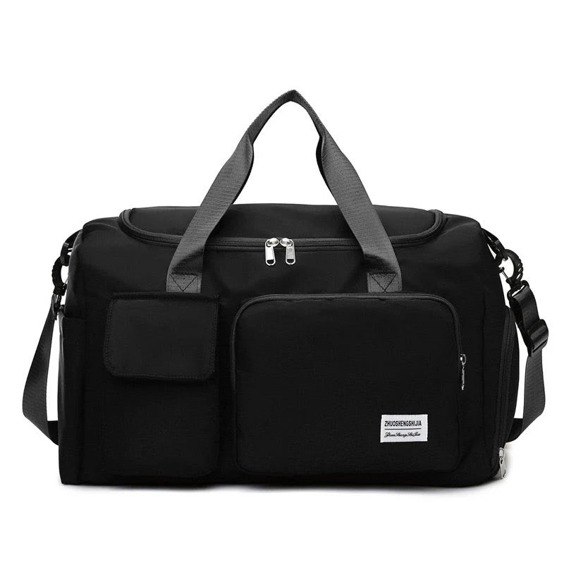 Duffel Bag Separate Shoe Compartment Water-Repellent Design