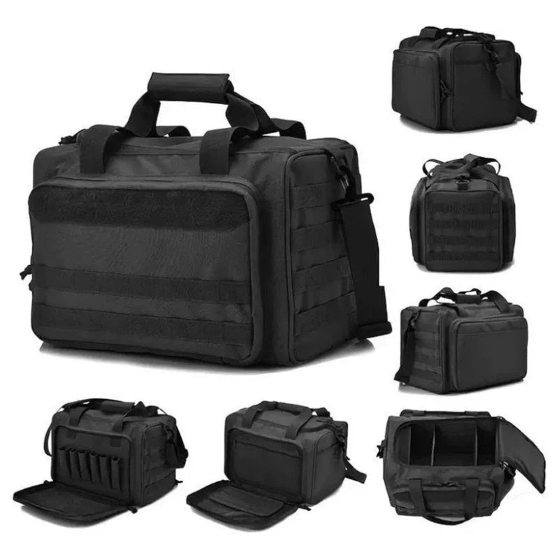 Duffel Bag Tear-Resistant Fabric Multiple Pockets & Adjustable Straps