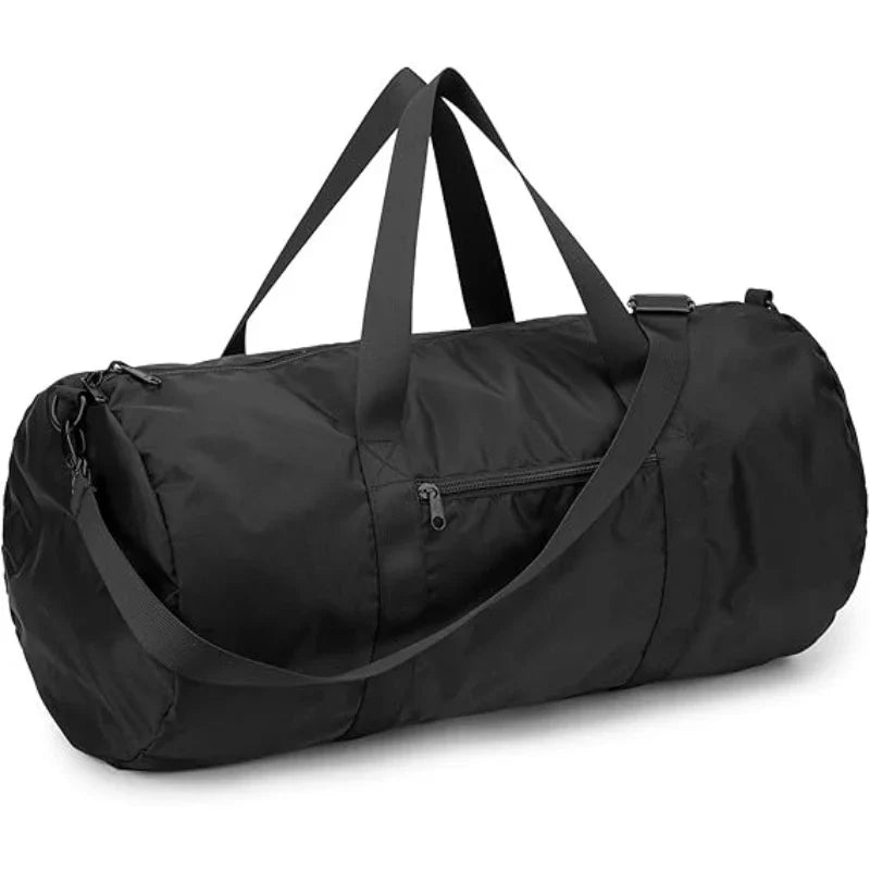 Duffel Bag Water-Resistant Fabric Multiple Pockets & Padded Handles