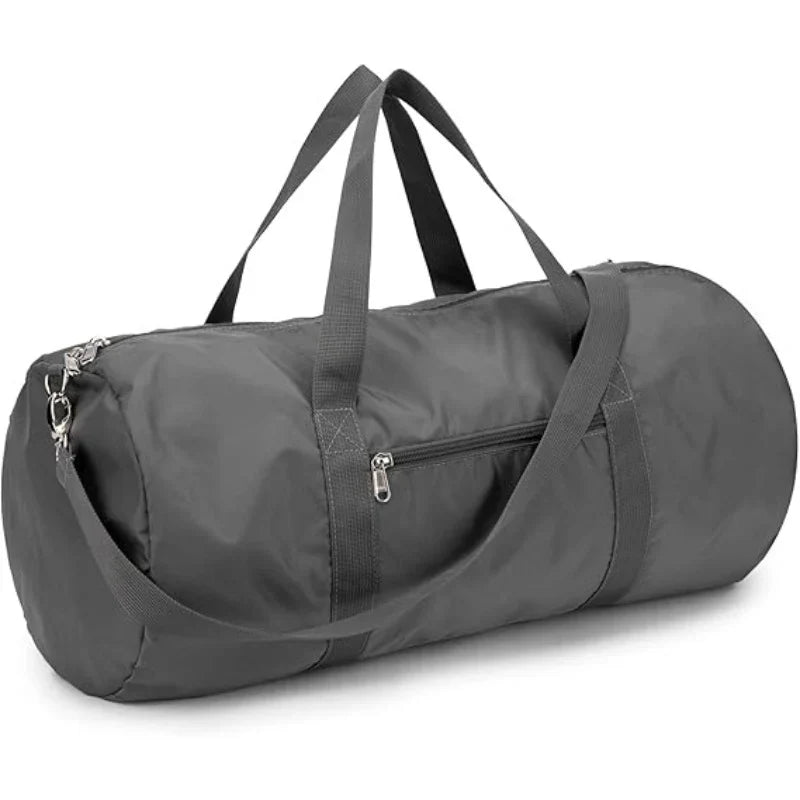 Duffel Bag Water-Resistant Fabric Multiple Pockets & Padded Handles