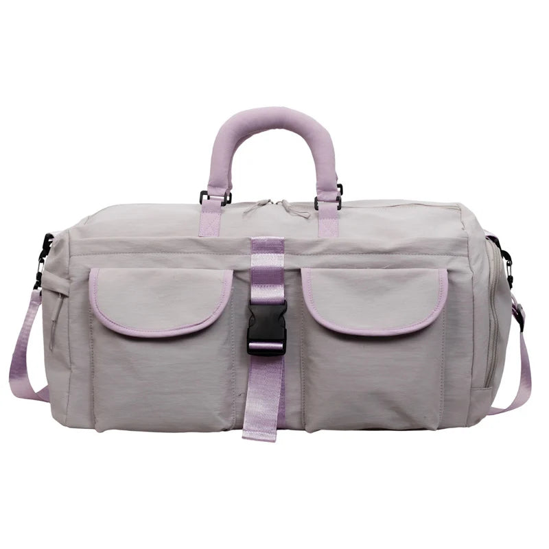 Duffel Bag Water-Resistant Multi-Pocket Padded Handles & Ergonomic Straps