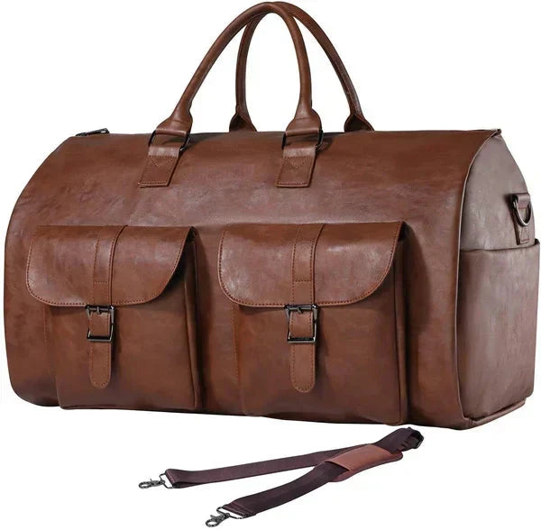 Duffle Bag Convertible Garment Carrier & Shoe Compartment