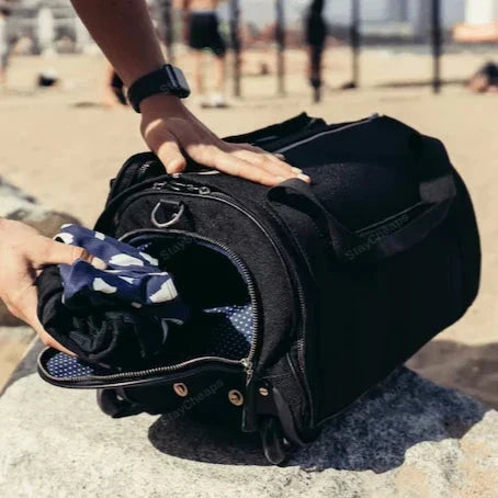 Duffle Bag Convertible Garment Carrier & Shoe Compartment